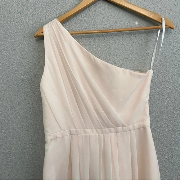 NWT Weddington Way Savannah One Shoulder Prom Evening Bridesmaid Dress Size 8 - Picture 4 of 8
